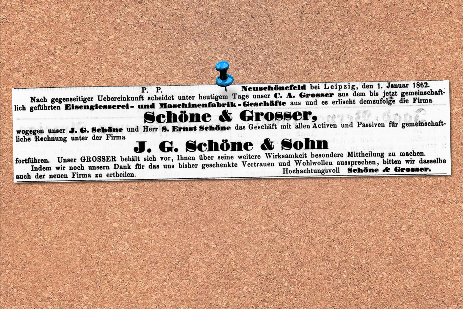 Johann Gottfried Schöne 1859